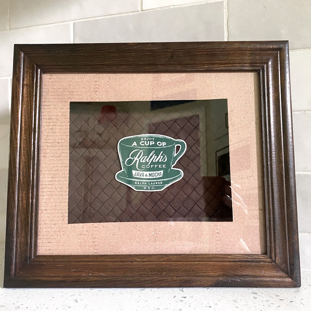 Ralph’s Coffee Shadowbox Wall Hanging